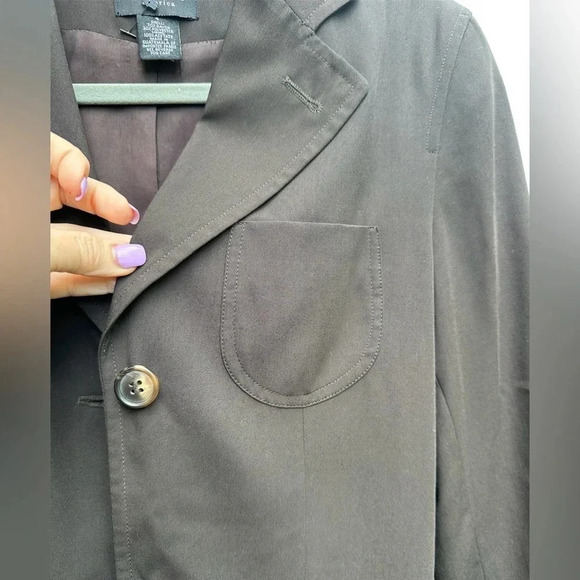 The Limited Womens 2 Button Brown Blazer Size 4 - Picture 8 of 9